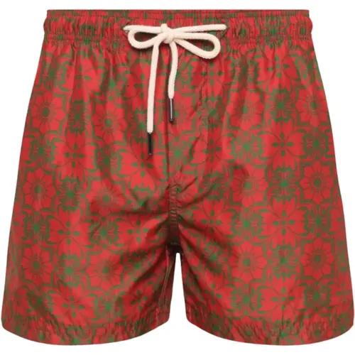 Mediterranean Style Swim Shorts , male, Sizes: S, XL - Peninsula - Modalova