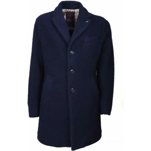 Simple Buttoned Coat , male, Sizes: XL - BOB - Modalova
