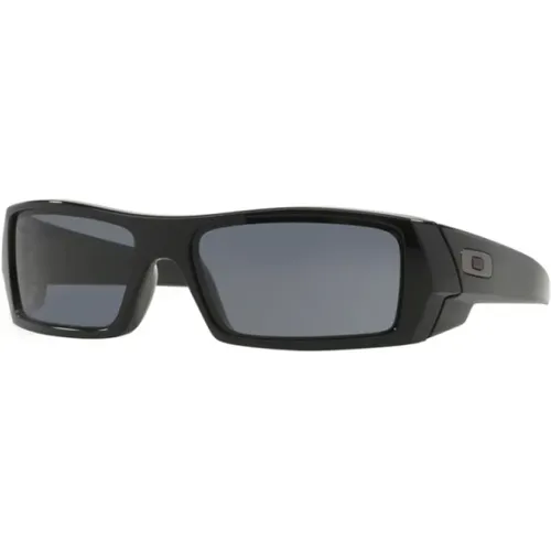 Schwarze Plastik Sonnenbrille,Rote Rubinlinse Kunststoff-Sonnenbrille,Sportliche Sonnenbrille mit Prizm-Technologie - Oakley - Modalova
