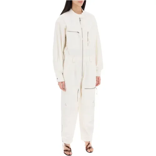 Baumwoll-Arbeitskleidung Jumpsuit mit Taschen , Damen, Größe: XS - Isabel Marant Étoile - Modalova