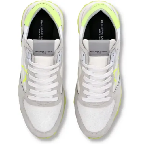 Neon Gelber High Top Sneaker - Philippe Model - Modalova