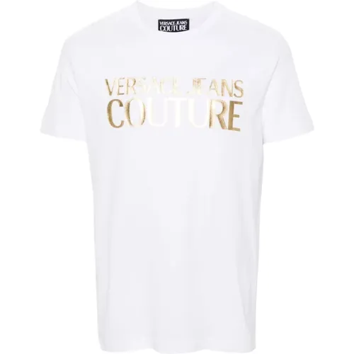 Designer T-shirts and Polos , male, Sizes: M, XL, 2XL, S, L - Versace Jeans Couture - Modalova