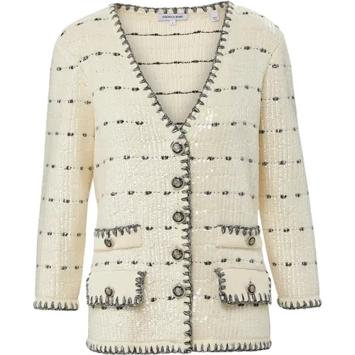 Sequin Knit Jacket , female, Sizes: M - Veronica Beard - Modalova