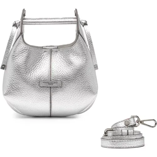 Elsa Leather Bag with Top Handle , female, Sizes: ONE SIZE - Gianni Chiarini - Modalova