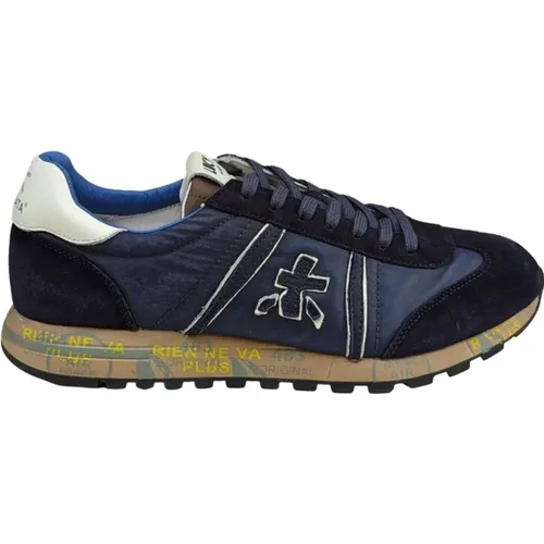 Lucy Blaue Wasch-Nylon-Sneakers , Herren, Größe: 45 EU - Premiata - Modalova