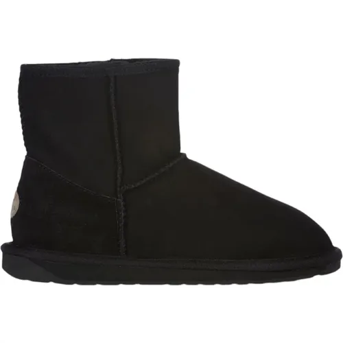 Schwarze Mini Stiefel , Damen, Größe: 40 EU - EMU - Modalova