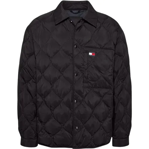 Water Repellent Quilted Jacket , male, Sizes: M - Tommy Hilfiger - Modalova