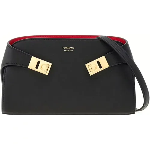 Mini Hug Crossbody Bag , female, Sizes: ONE SIZE - Salvatore Ferragamo - Modalova