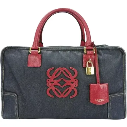 Pre-owned Denim handbags , female, Sizes: ONE SIZE - Loewe Pre-owned - Modalova