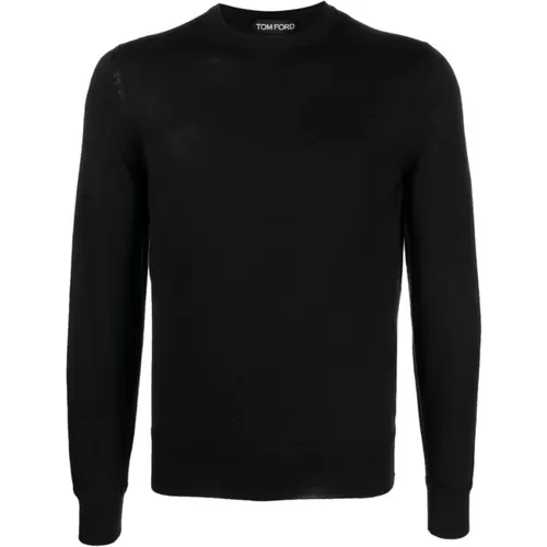 Round-neck Knitwear , male, Sizes: M, XL, 3XL, L, 2XL - Tom Ford - Modalova