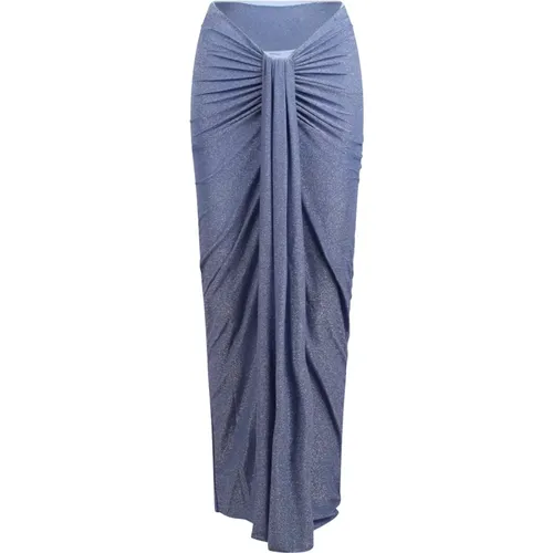 Nia Midi Skirt with Lurex Effect , female, Sizes: S, XS - Baobab COLLECTION - Modalova