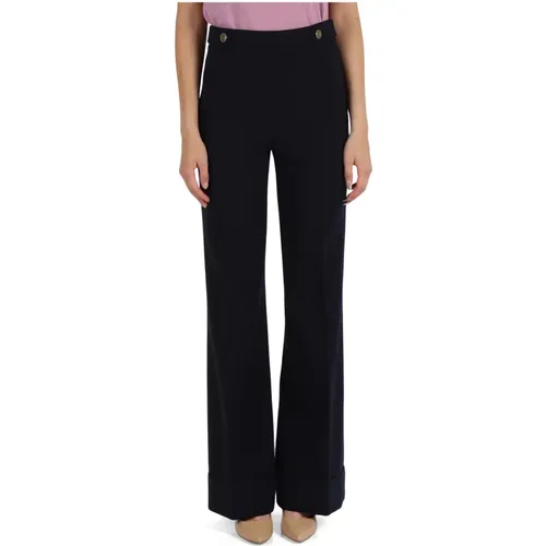 Wide Leg Viscose Pants , female, Sizes: L, XS - Twinset - Modalova