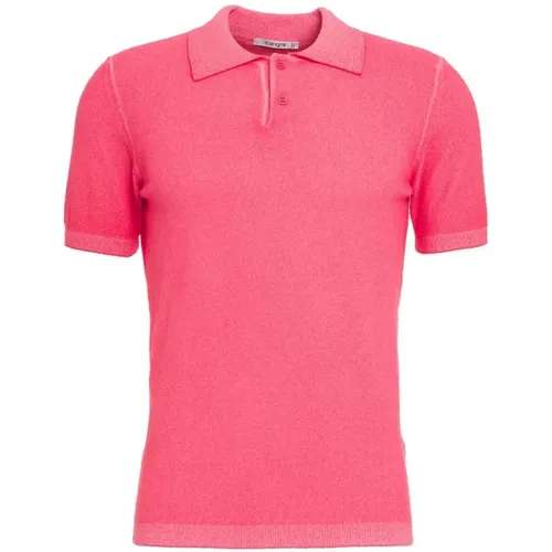 Rosa T-Shirts & Polos für Männer , Herren, Größe: L - Kangra - Modalova
