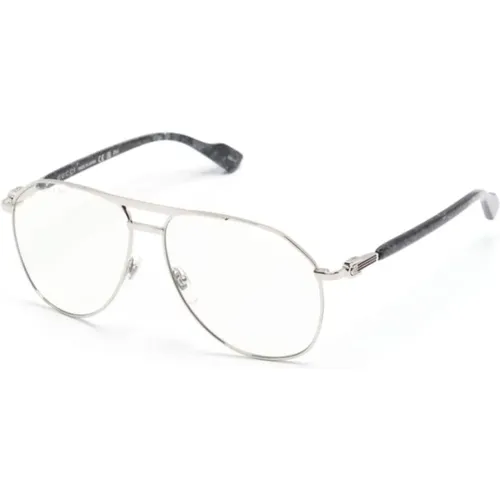 Silberne Sonnenbrille mit Zubehör , Herren, Größe: 59 MM - Gucci - Modalova