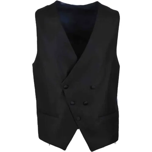 Elegante Weste mit Polyester-Mix , Herren, Größe: S - Alessandro Dell'Acqua - Modalova