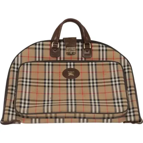 Pre-owned Canvas travel-bags , female, Sizes: ONE SIZE - Burberry Vintage - Modalova