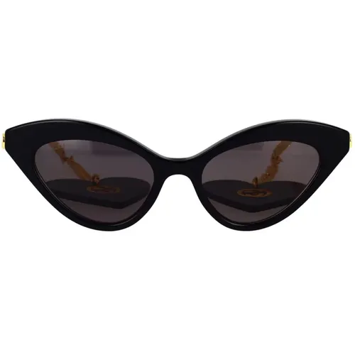 Chain Cat-Eye Sunglasses with Interchangeable Chains , female, Sizes: 52 MM - Gucci - Modalova