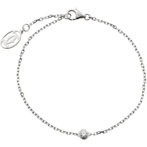 Pre-owned White Gold bracelets , female, Sizes: ONE SIZE - Cartier Vintage - Modalova