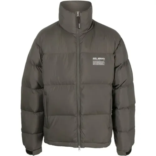 Grey Puffer Jacket Casual Style , male, Sizes: S, XL - Axel Arigato - Modalova