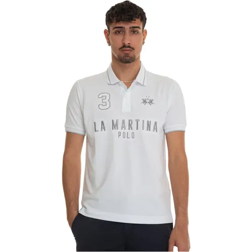 Yeshayahu Polo Shirt aus Baumwoll-Piquet , Herren, Größe: XL - LA MARTINA - Modalova