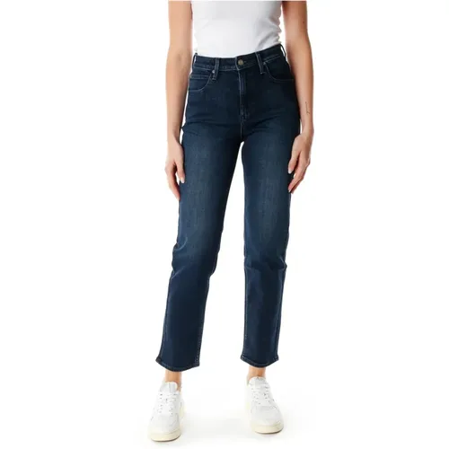 Carol Straight Fit Highwaist Jeans , Damen, Größe: W27 L34 - Lee - Modalova