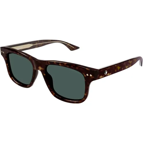 Sunglasses Mb0319S Color 002 , male, Sizes: 55 MM - Montblanc - Modalova