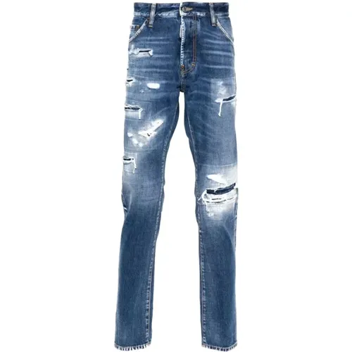 Marineblaue Cool Guy Jeans - Dsquared2 - Modalova
