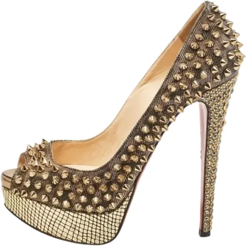 Pre-owned Stoff heels - Christian Louboutin Pre-owned - Modalova