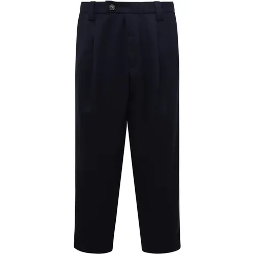 Wool Trousers with Regular Fit , male, Sizes: L, S - A.p.c. - Modalova