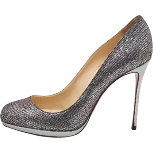 Pre-owned Fabric heels , female, Sizes: 8 UK - Christian Louboutin Pre-owned - Modalova