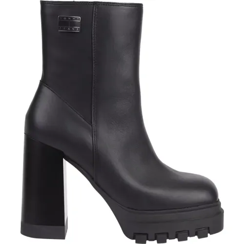 High Heel Ankle Boots , female, Sizes: 8 UK, 5 UK, 4 UK, 6 UK, 3 UK - Tommy Jeans - Modalova