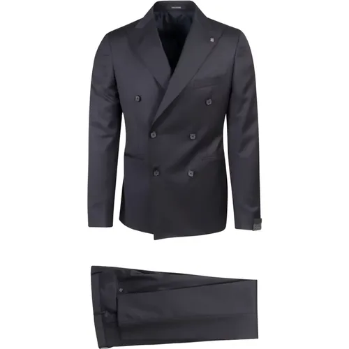 Double-Breasted Suit Ss23 , male, Sizes: S, M, XS, XL, 2XL - Tagliatore - Modalova