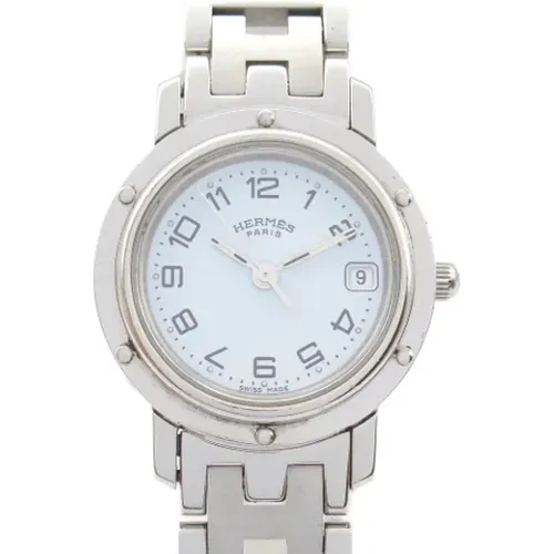 Pre-owned Stainless Steel watches , female, Sizes: ONE SIZE - Hermès Vintage - Modalova