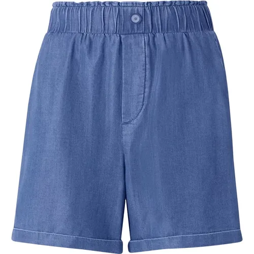 Blaue Denim Shorts für Frauen , Damen, Größe: XL - Rich & Royal - Modalova