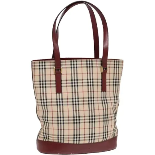 Pre-owned Canvas totes , female, Sizes: ONE SIZE - Burberry Vintage - Modalova