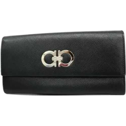 Pre-owned Leather wallets , female, Sizes: ONE SIZE - Salvatore Ferragamo Pre-owned - Modalova