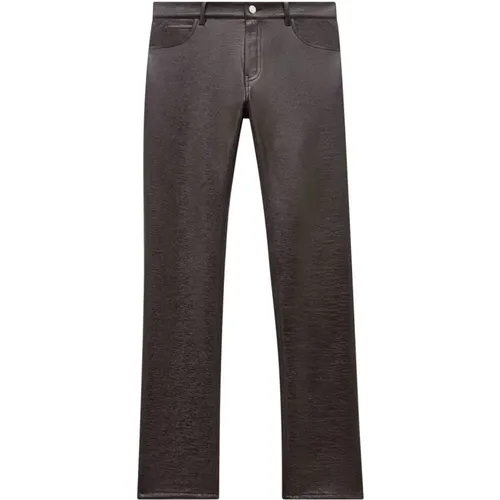 Reedition Faux-Leather Trousers , male, Sizes: W28, W32, W30 - Courrèges - Modalova