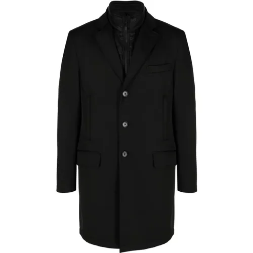 Layered Coat , male, Sizes: XL - Fay - Modalova