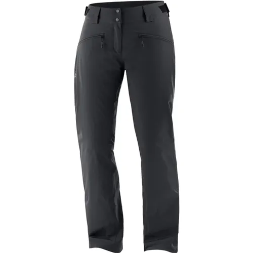 Schwarze Edge Damen Hose , Damen, Größe: L - Salomon - Modalova