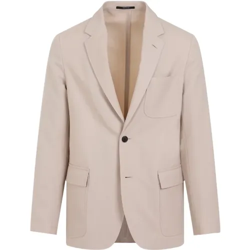 Brown Wool Convertible Jacket , male, Sizes: M, L - Dunhill - Modalova