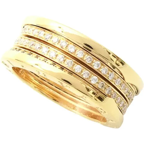 Pre-owned Metal rings , male, Sizes: ONE SIZE - Bvlgari Vintage - Modalova