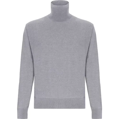 Wool Cashmere Blend Turtleneck Sweater , male, Sizes: XL, M, S, 2XL - Laneus - Modalova