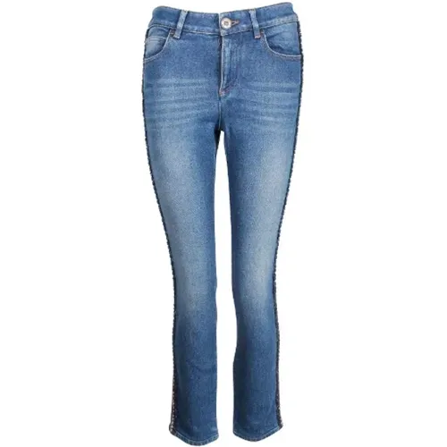 Pre-owned Cotton jeans , female, Sizes: S - Chanel Vintage - Modalova