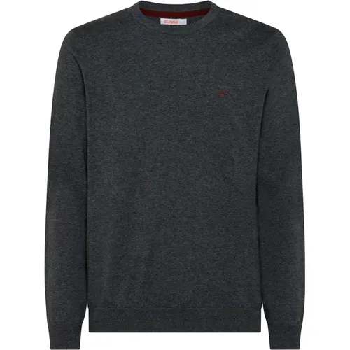 Knitted Sweater , male, Sizes: M, 2XL - Sun68 - Modalova