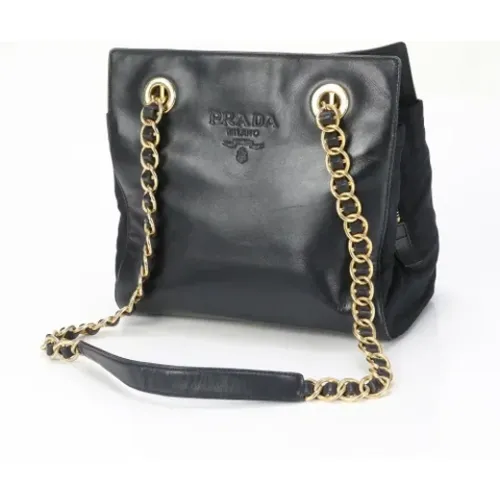 Pre-owned Leather prada-bags , female, Sizes: ONE SIZE - Prada Vintage - Modalova