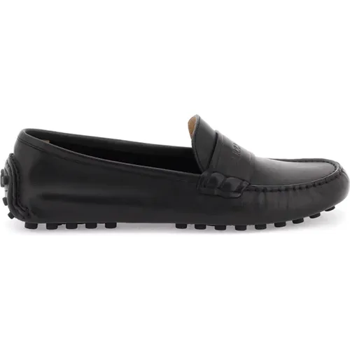 Loafers mit geprägtem Logo , Damen, Größe: 35 1/2 EU - Salvatore Ferragamo - Modalova