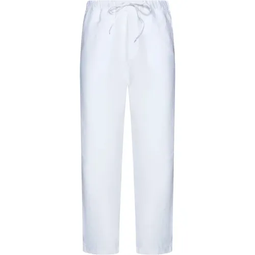 Linen Trousers , male, Sizes: XL - 120% lino - Modalova