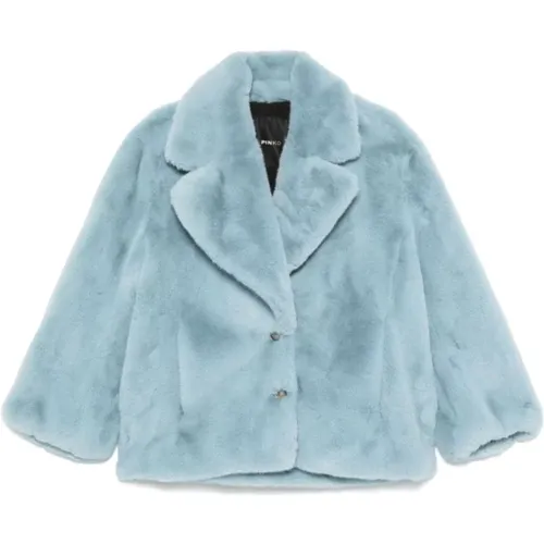 Sky Faux-Fur Coat , female, Sizes: XS, 2XS - pinko - Modalova