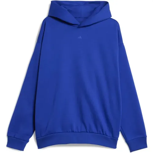 Blaue Kapuzenpullover , Herren, Größe: L - Adidas - Modalova