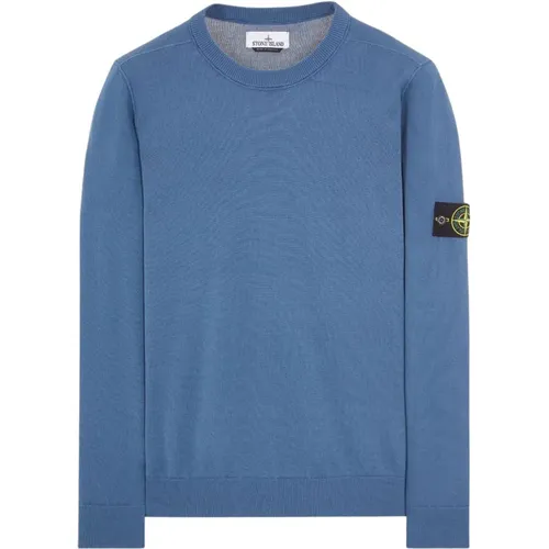 Rundhalsausschnitt Pullover , Herren, Größe: S - Stone Island - Modalova